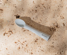 Load image into Gallery viewer, Mini and Boo silicone teething spoons with narrow tips – BPA-free, food-grade silicone, soft on gums, suitable for babies 3–36 months, dishwasher safe.