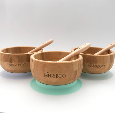 Bamboo Suction Bowl