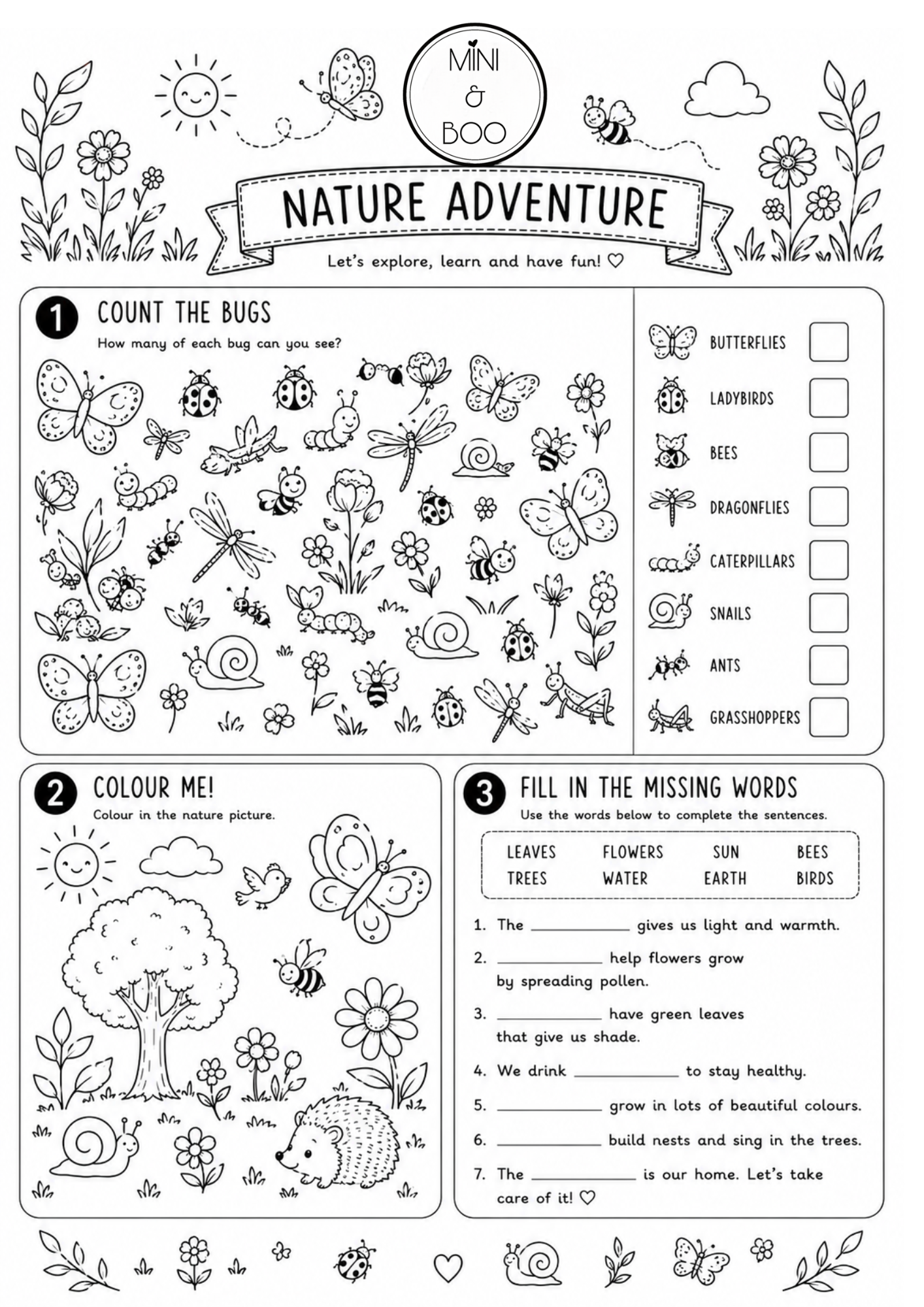 Farm & Nature Printables