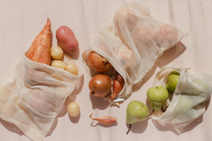 Organic Cotton Mesh Produce Bag (3 pack)